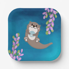 Plato De Papel Placa de papel Fiesta Otter
