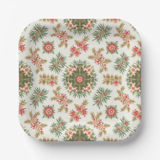 Plato De Papel Placa de papel Fiesta para navidades