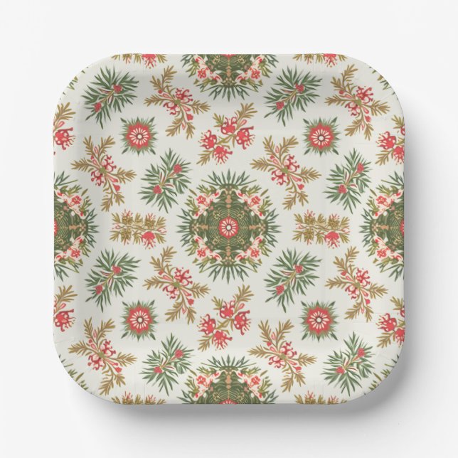 Plato De Papel Placa de papel Fiesta para navidades (Anverso)