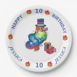 Plato De Papel Placa de papel Fiesta personalizada para gato