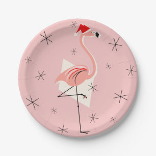 Plato De Papel Placa de papel Flamingo Santa Rosa
