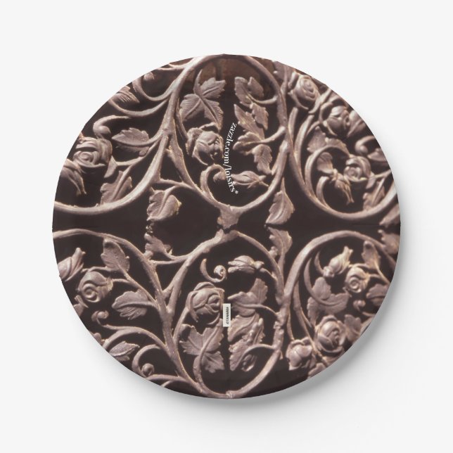 Plato De Papel Placa de papel flotante (Anverso)