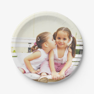 Plato De Papel Placa de papel fotográfico personalizada. ¡Haz lo