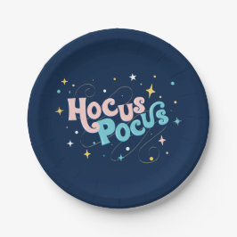 Plato De Papel Placa de papel Hocus Pocus