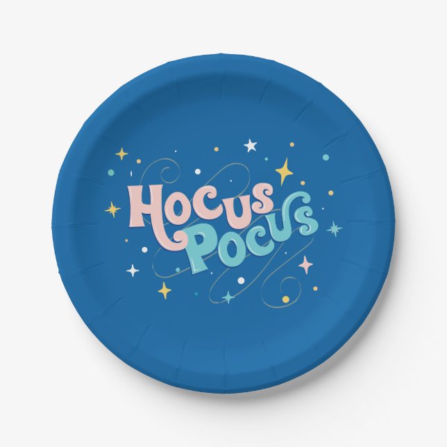Plato De Papel Placa de papel Hocus Pocus (Anverso)