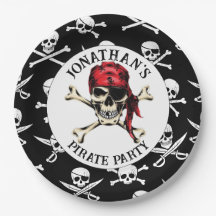 PLACA DE papel JOLLY ROGER PIRATE