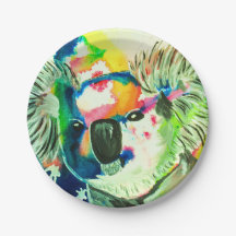 Placa de papel Koala
