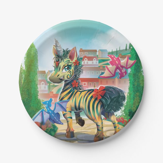 Plato De Papel Placa de papel LeeNeigh (Anverso)