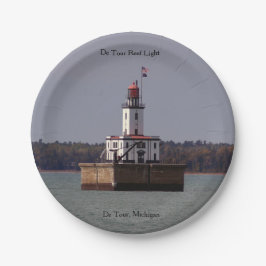 Plato De Papel Placa de papel ligero de Tour Reef