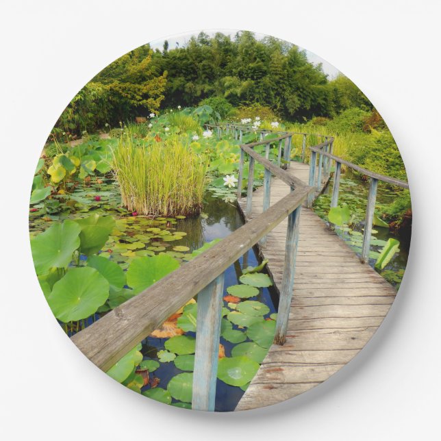 Plato De Papel Placa de papel Lily Pond (Anverso)