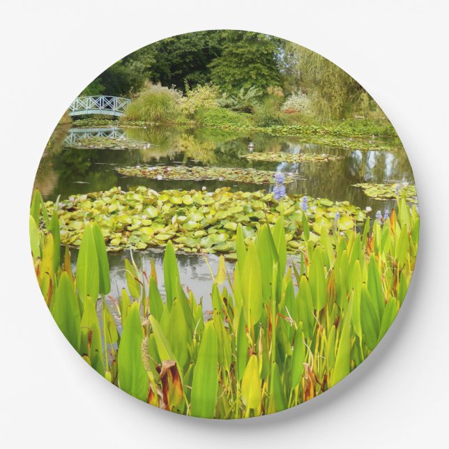 Plato De Papel Placa de papel Lily Pond (Anverso)