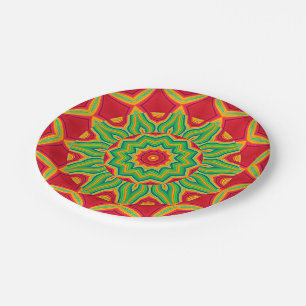Plato De Papel Placa de papel Mandala