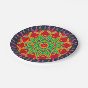 Plato De Papel Placa de papel Mandala