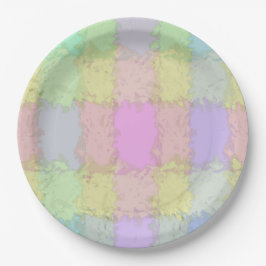 Plato De Papel Placa de papel Multicolor Pastel