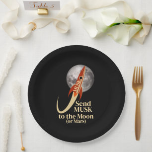 Plato De Papel Placa de papel Musk