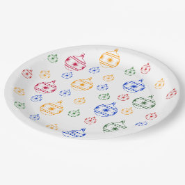 Plato De Papel Placa de papel - Ornamentos de árbol de Navidad