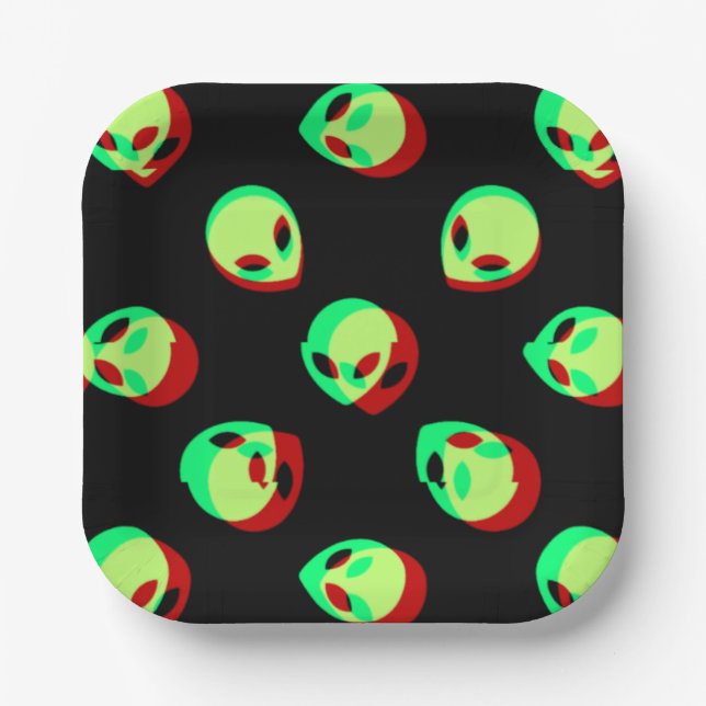 Plato De Papel Placa de papel para Alien (Anverso)