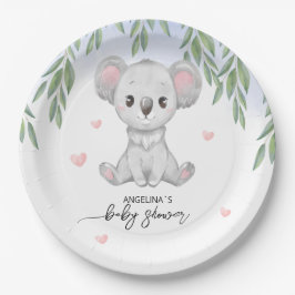 Plato De Papel Placa de papel para Baby Shower