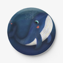 Plato De Papel Placa de papel para ballenas