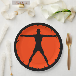Plato De Papel Placa de papel para deporte de fitness