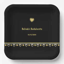 Plato De Papel Placa de papel para el gato de amor diseñada por l