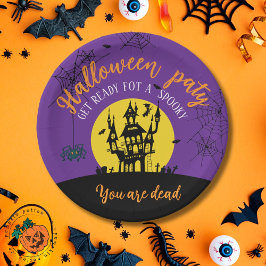 Plato De Papel Placa de papel - para Halloween