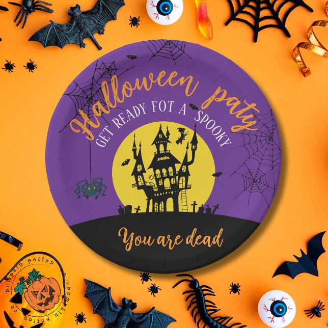 Plato De Papel Placa de papel - para Halloween (Subido por el creador)