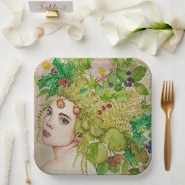 Plato De Papel Placa de papel para heces