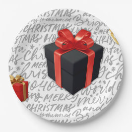 Plato De Papel Placa de papel para Navidad