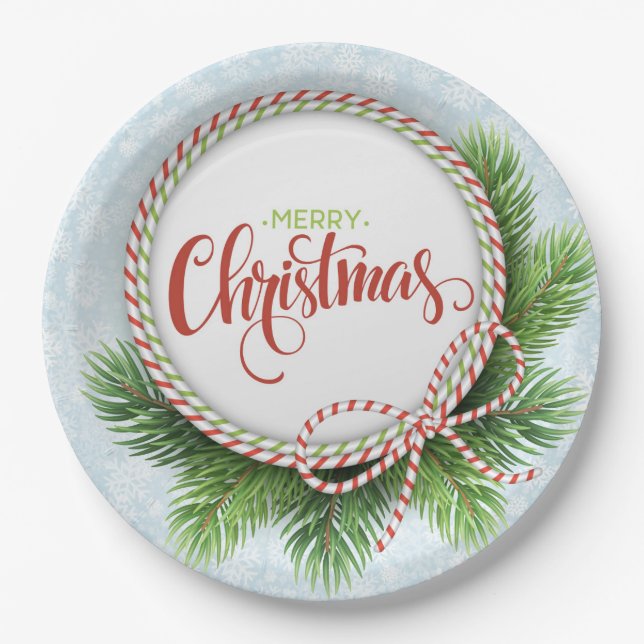 Plato De Papel Placa de papel para navidades (Anverso)