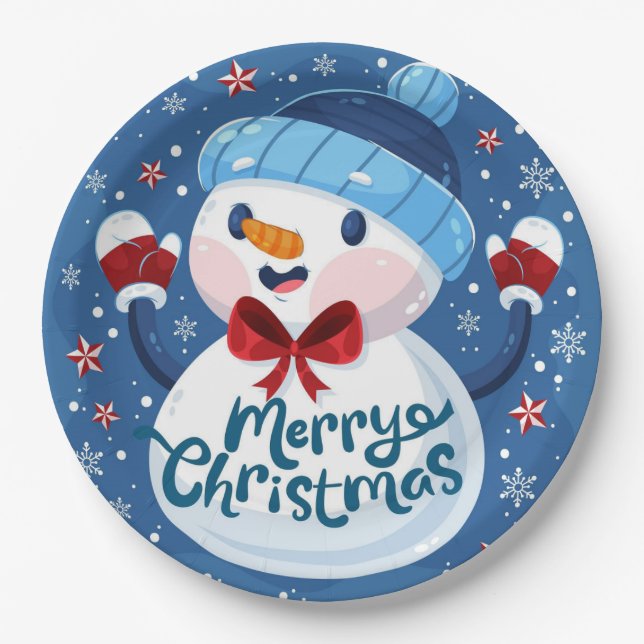 Plato De Papel Placa de papel para navidades (Anverso)