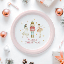 Plato De Papel Placa de papel para Navidades de ballet de inviern