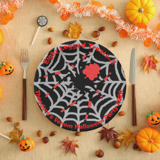 Plato De Papel Placa de papel para niños de Halloween