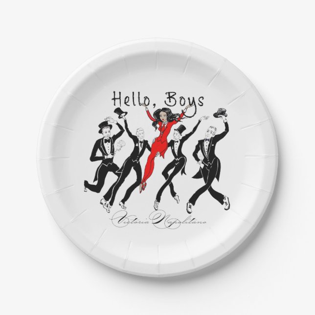 Plato De Papel Placa de papel pequeña (Anverso)