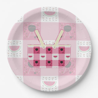 Plato De Papel Placa de papel picnic de verano