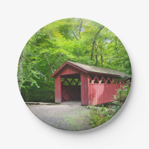 Plato De Papel Placa de papel puente cubierta