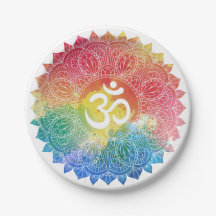 PLACA DE PAPEL: RAINBOW MANDALA