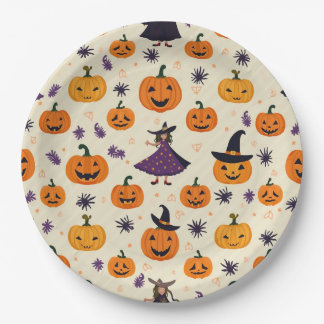 Plato De Papel Placa de papel redonda Holloween