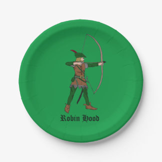 Plato De Papel Placa de papel Robin Hood