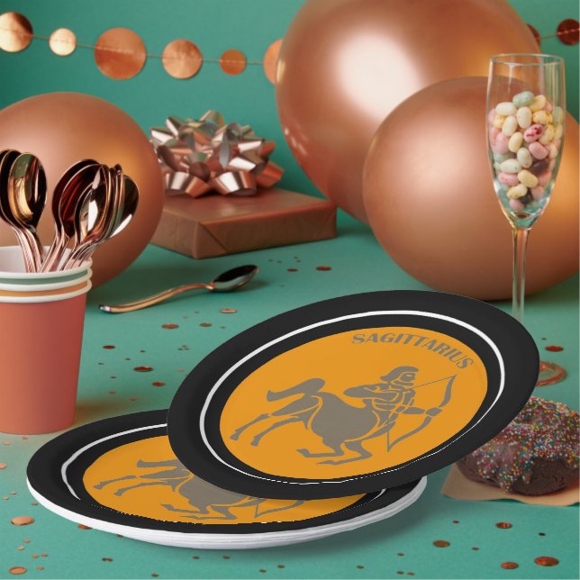Plato De Papel Placa de papel sagittarius (Multi)