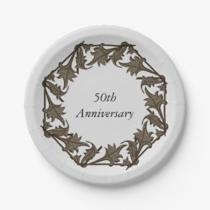 Plato De Papel Placa de papel - Saltos en un círculo