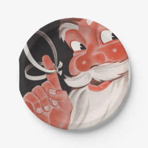 Plato De Papel Placa de papel Santa de cosecha