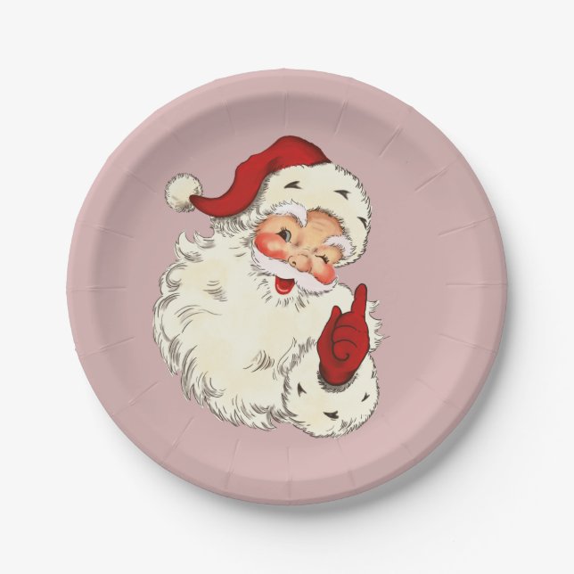 Plato De Papel Placa de papel Santa No. 4 (Anverso)