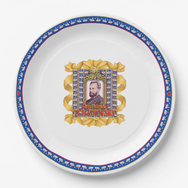 Plato De Papel Placa de papel Tchaikovsky (Anverso)