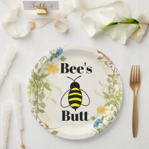 Plato De Papel Placa de papel trasero de abeja