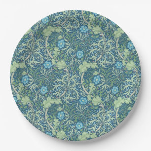 PLATO DE PAPEL PLACA DE PAPEL : WILLIAM MORRIS : ALGAS