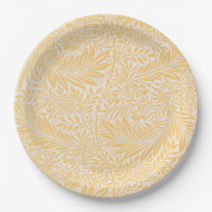 PLATO DE PAPEL PLACA DE PAPEL: WILLIAM MORRIS : LARKSPUR