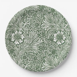 PLATO DE PAPEL PLACA DE PAPEL: WILLIAM MORRIS : MARIGOLIS FLORAL