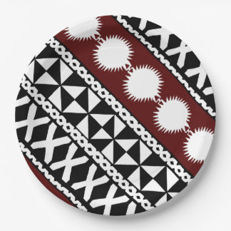 Plato De Papel Placa de rayas Masi