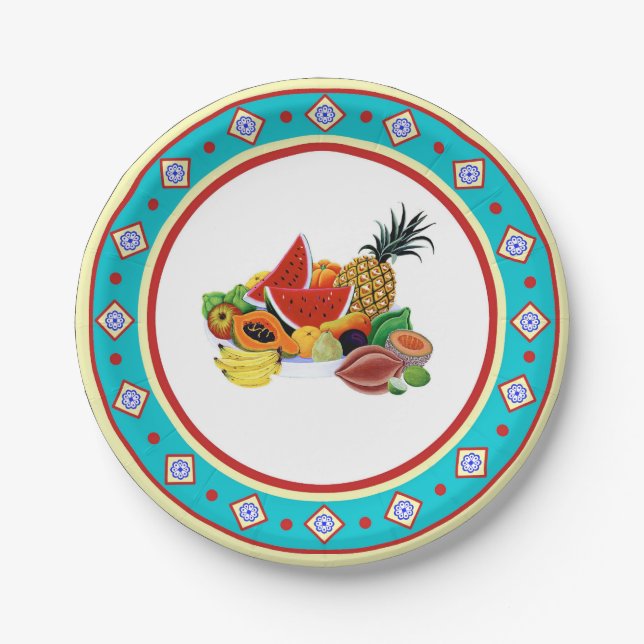 Plato De Papel Placa de Veracruz (Anverso)